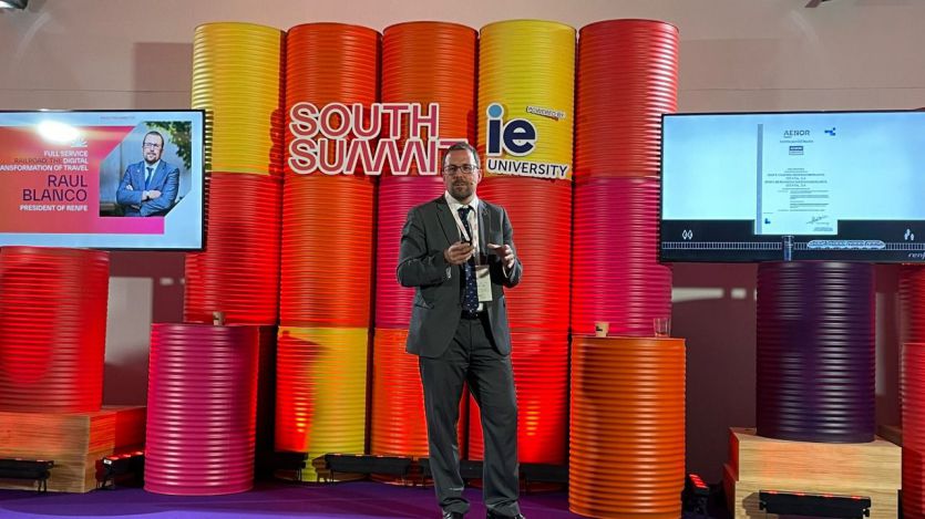 Intervención del presidente de Renfe, Raül Blanco, en el South Summit