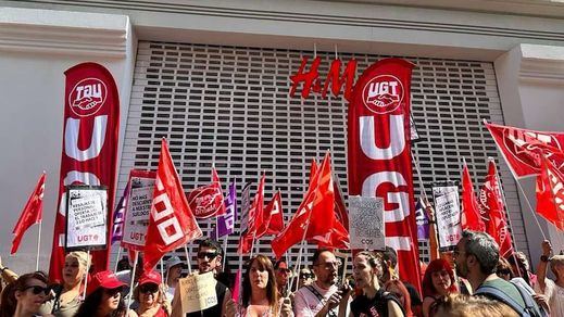Trabajadoras de H&M en huelga