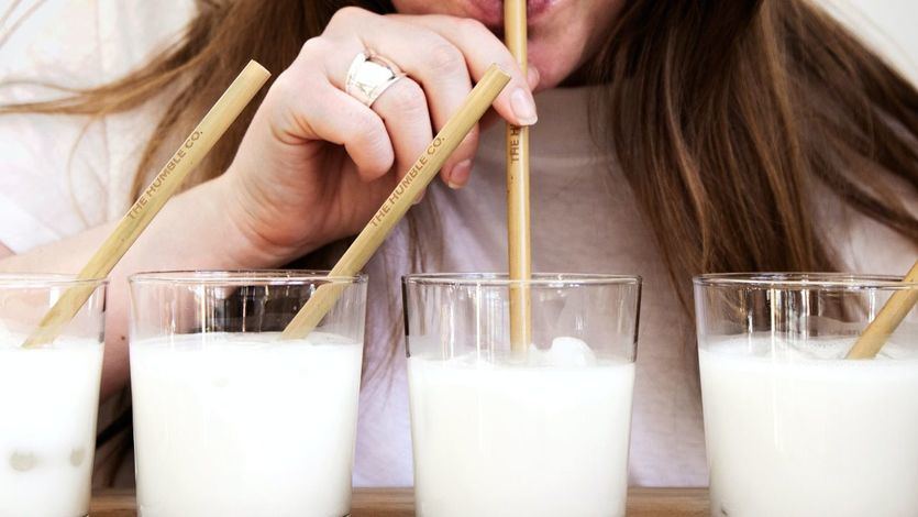Beber leche y la lactosa