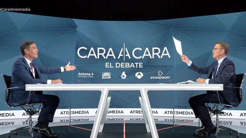 Debate entre Sánchez y Feijóo