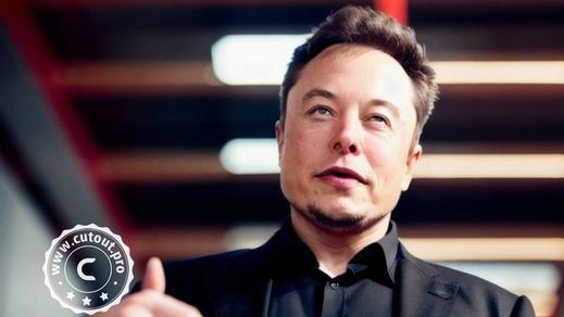 Una imagen de Elon Musk generada con inteligencia artificial 