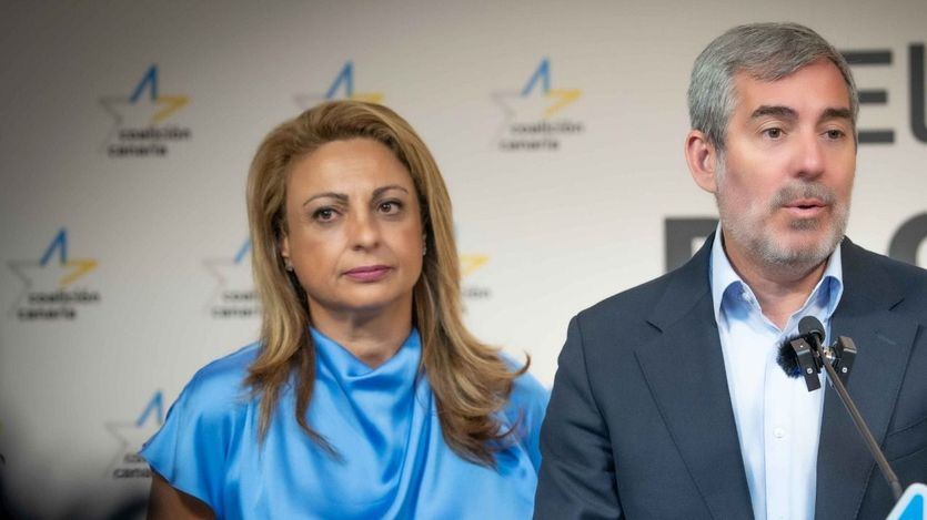 Cristina Valido y Fernando Clavijo, de Coalición Canaria