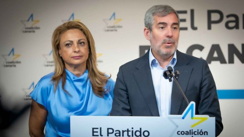 Cristina Valido y Fernando Clavijo, de Coalición Canaria