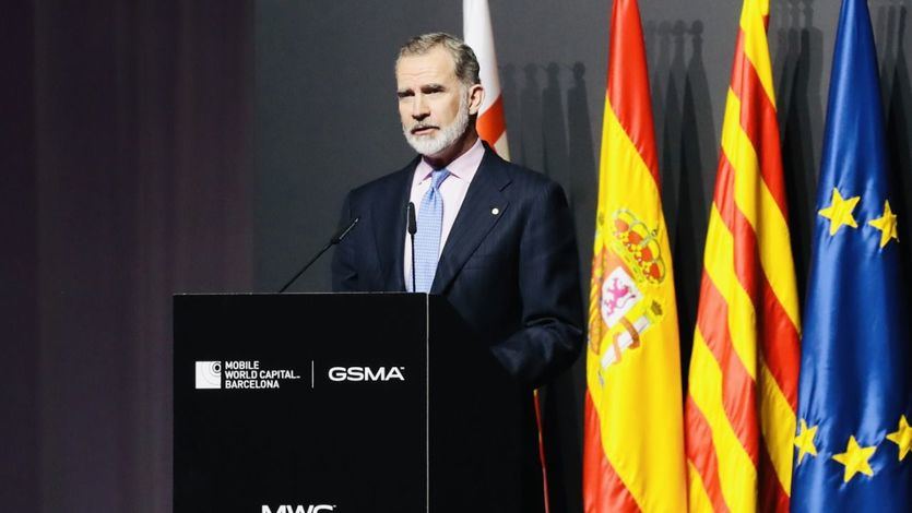 El Rey, en la cena oficial de MWC Barcelona 