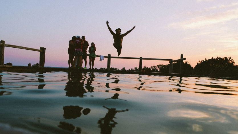 Campamento de verano con niños