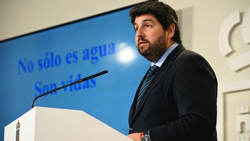 El presidente de Murcia, Fernando López Miras