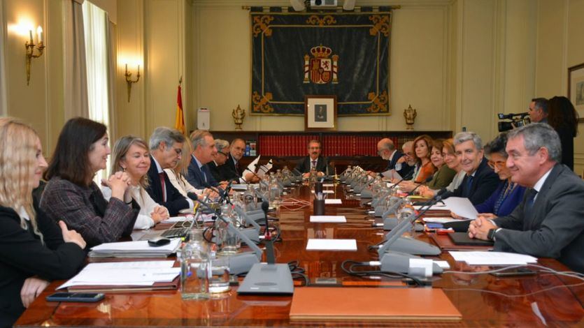Rafael Mozo preside una reunión del Consejo General del Poder Judicial (CGPJ)/Foto de archivo