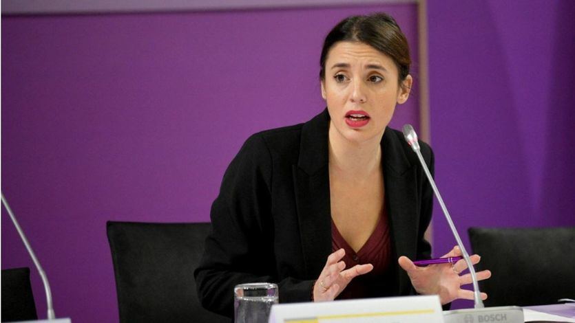 La ministra de Igualdad, Irene Montero