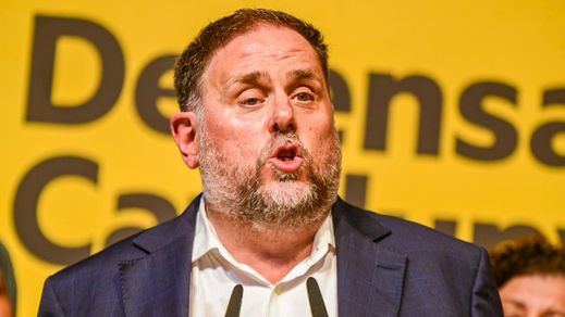 Oriol Junqueras, en un acto de ERC