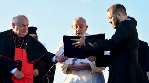 El papa Francisco, en Marsella