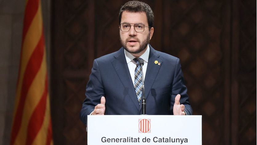 El president de la Generalitat, Pere Aragonès