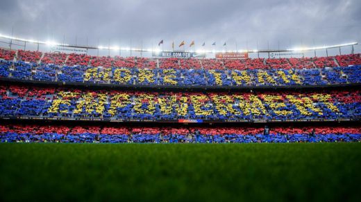 El Camp Nou lleno para ver al Barça femenino