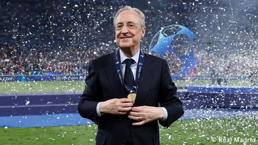 Florentino Pérez, presidente del Real Madrid