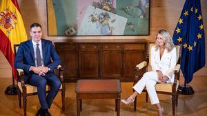 Buen clima en la cita Sánchez-Díaz por la investidura: habrá más reuniones para cerrar un pacto de coalición