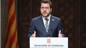 Aragonès defiende en el Senado un referéndum a la escocesa aparte de aprobar la amnistía