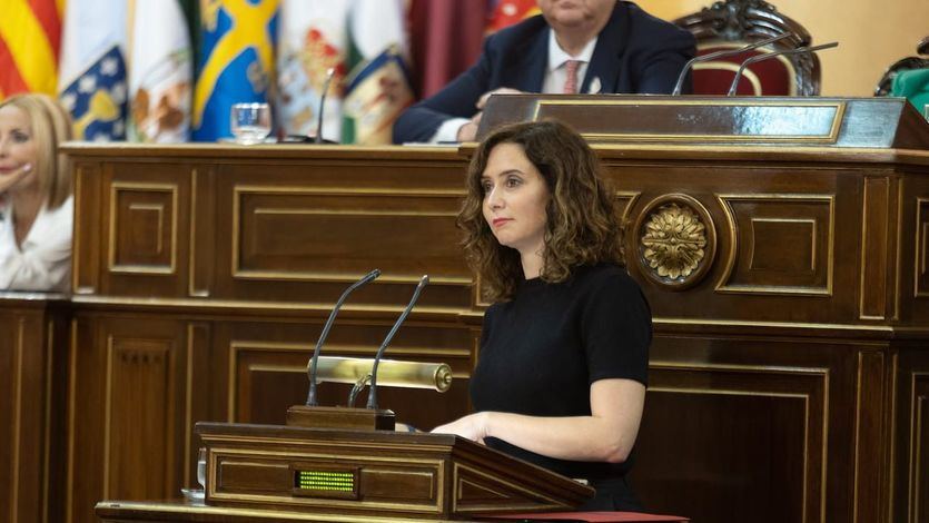 Isabel Díaz Ayuso, presidenta de la Comunidad de Madrid en el Senado