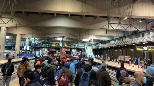 Afectaciones por el temporal de lluvia y viento que está azotando el centro de España
