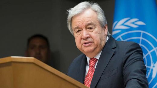 El Secretario General de la ONU, António Guterres