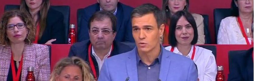 Pedro Sánchez en la Conferencia Federal del PSOE