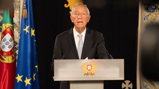 El presidente de la República de Portugal, Marcelo Rebelo de Sousa