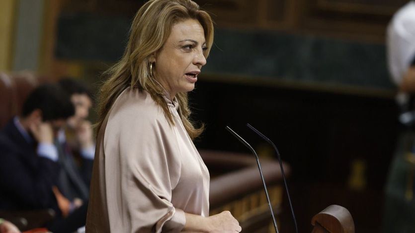 Cristina Valido de Coalición Canaria, en la tribuna del Congreso