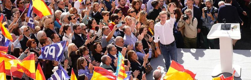 Feijóo en un acto en Valencia