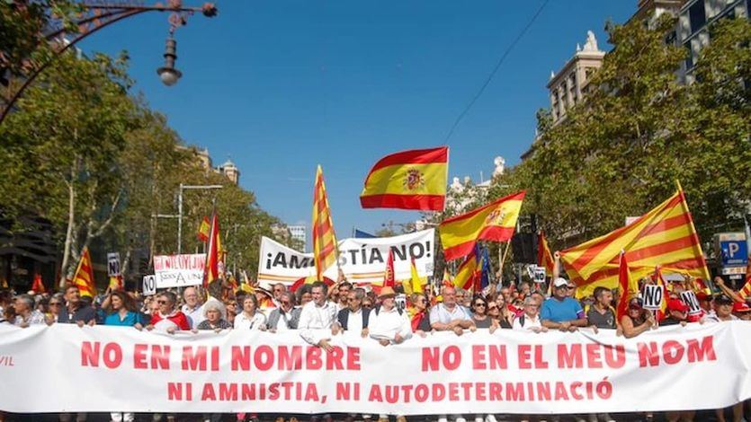 Manifestación Sociedad Civil Catalana