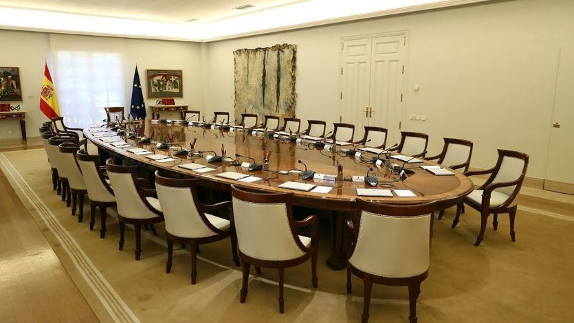 Sala del Consejo de Ministros en Moncloa