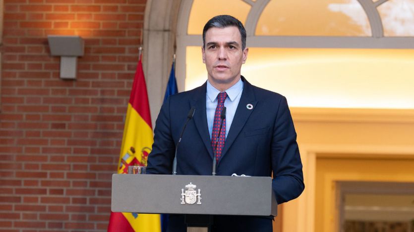 El presidente del Gobierno, Pedro Sánchez