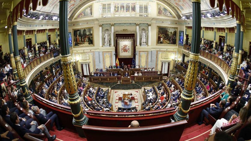 El hemiciclo del Congreso de los Diputados