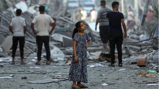 Niña palestina en Gaza