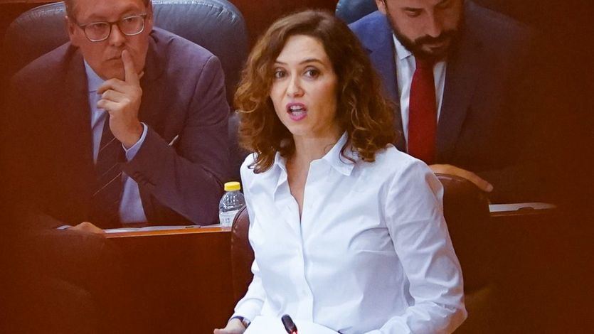 Isabel Díaz Ayuso, en la Asamblea de Madrid