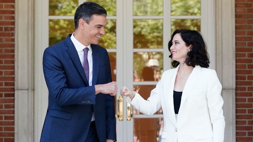 Ayuso y Sánchez, en Moncloa