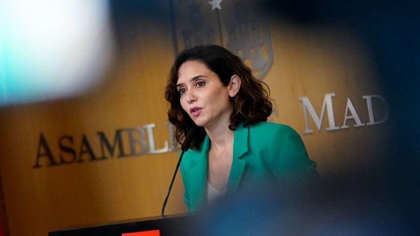 Isabel Díaz Ayuso, en una rueda de prensa