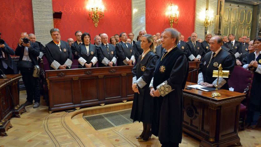 Jueces, en un acto del Poder Judicial