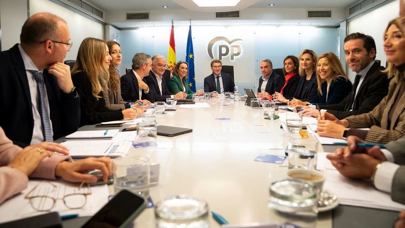 Reunión de la Ejecutiva del PP en Génova