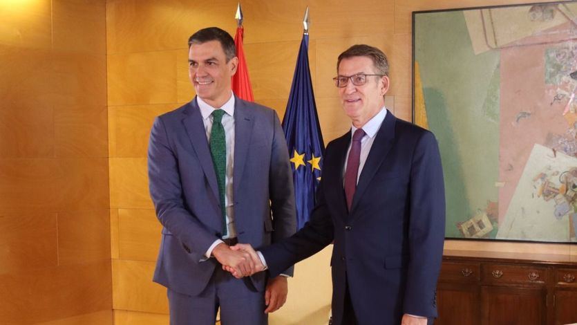 Pedro Sánchez y Alberto Núñez Feijóo