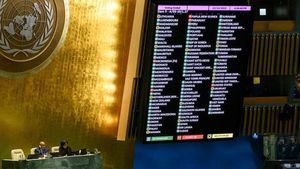 Una abrumadora mayoría en la Asamblea General de la ONU exige un alto el fuego en Gaza