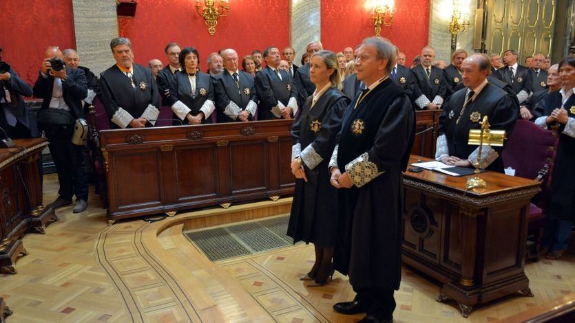 Jueces, en un acto del Poder Judicial