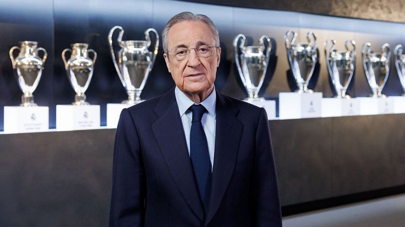 El presidente del Real Madrid, Florentino Pérez