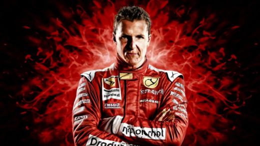Recreación virtual de Michael Schumacher