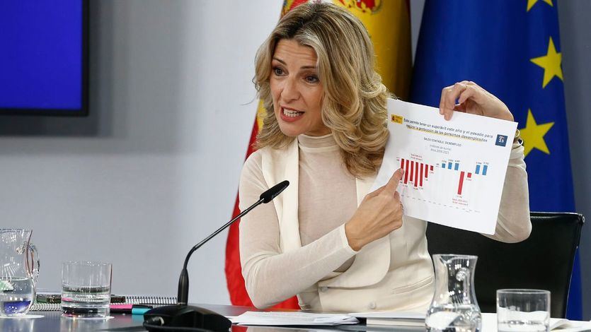 La vicepresidenta segunda y ministra de Trabajo y Economía Social, Yolanda Díaz