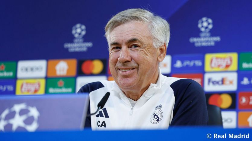 El entrenador del Real Madrid, Carlo Ancelotti