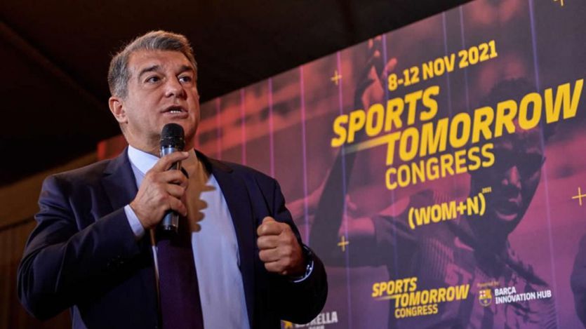 Joan Laporta, presidente del FC Barcelona