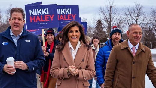 Nikki Haley, en un acto electoral