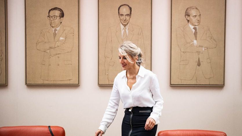 Yolanda Díaz, en el Congreso