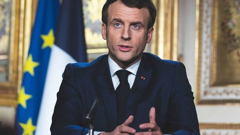 El presidente de Francia, Emmanuel Macron