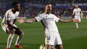 Alegrón de Joselu, liderato para el Madrid y nuevo robo arbitral sin revisión del VAR