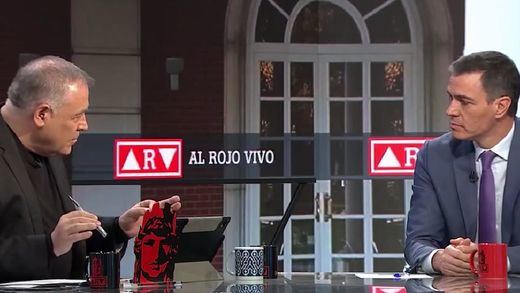 Pedro Sánchez en 'Al rojo vivo'