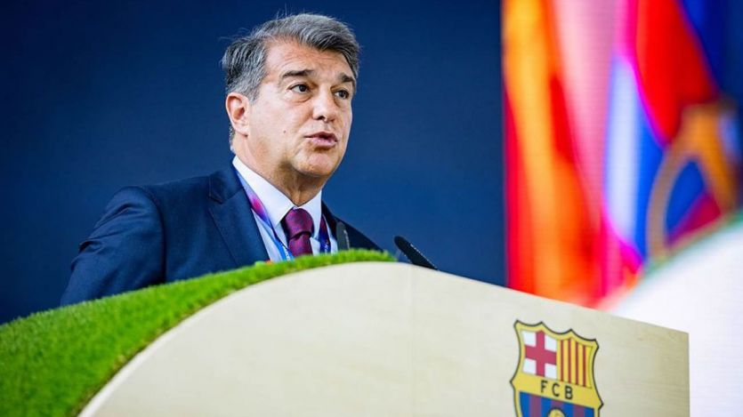 Joan Laporta, presidente del FC Barcelona